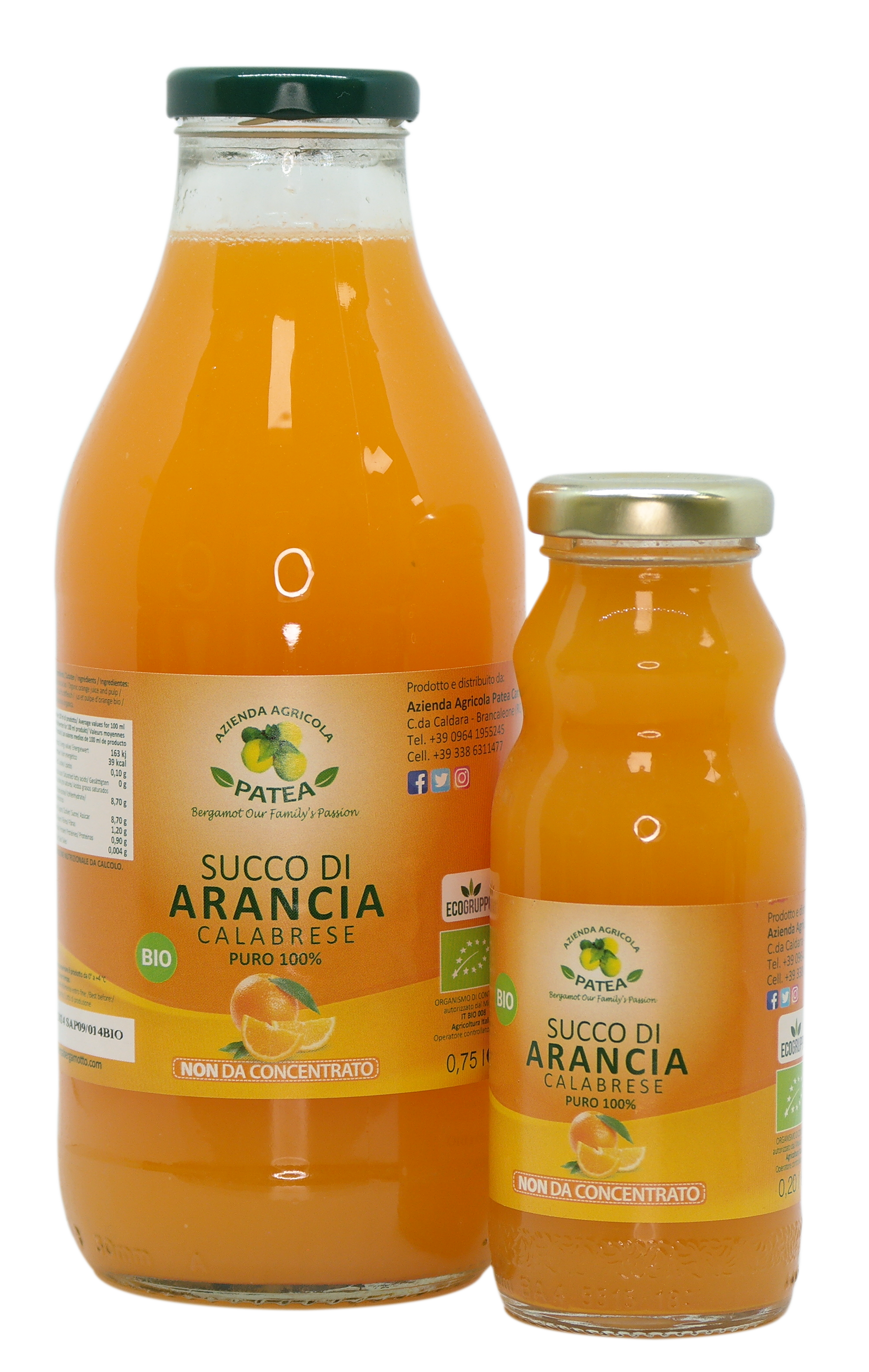 100% Spremuta Biologica di Arancia - Offerta 6 bottiglie con Spedizione  Gratuita